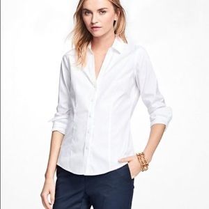 Brooks Brothers White Cotton Button Down